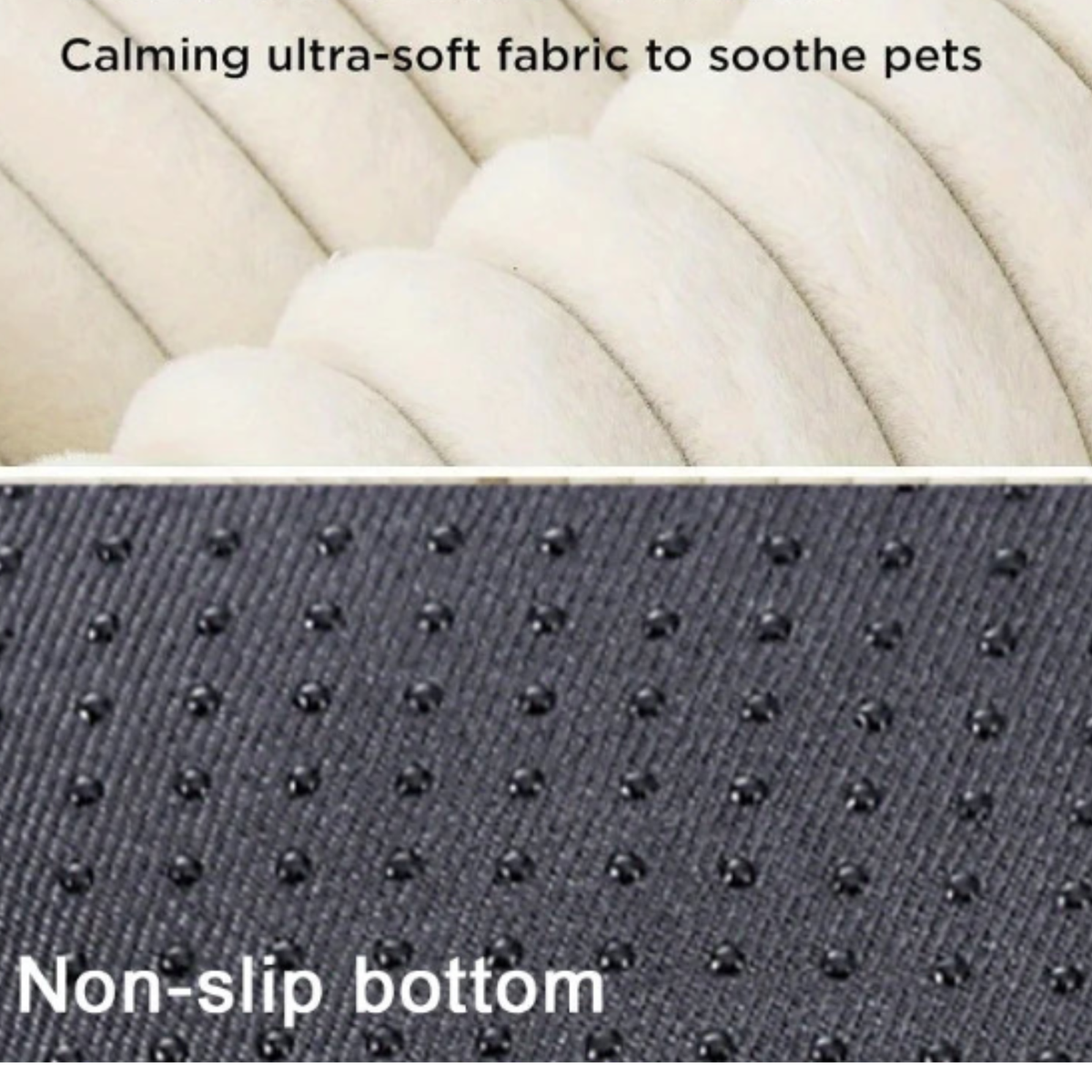Orthopedic Plush Dog Bed with Support Foam